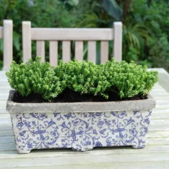 Postarzana doniczka ceramiczna 40cm