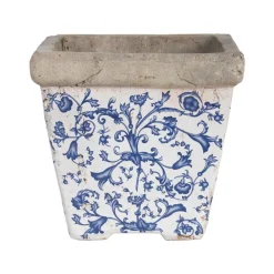 Postarzane doniczki ceramiczne 3 sztuki * Esschert Design Discount