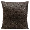 Poszewka AGNES 40x40 czarna art deco