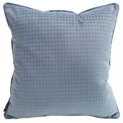 Poszewka AMELIA 40x40 cm niebieski welwet
