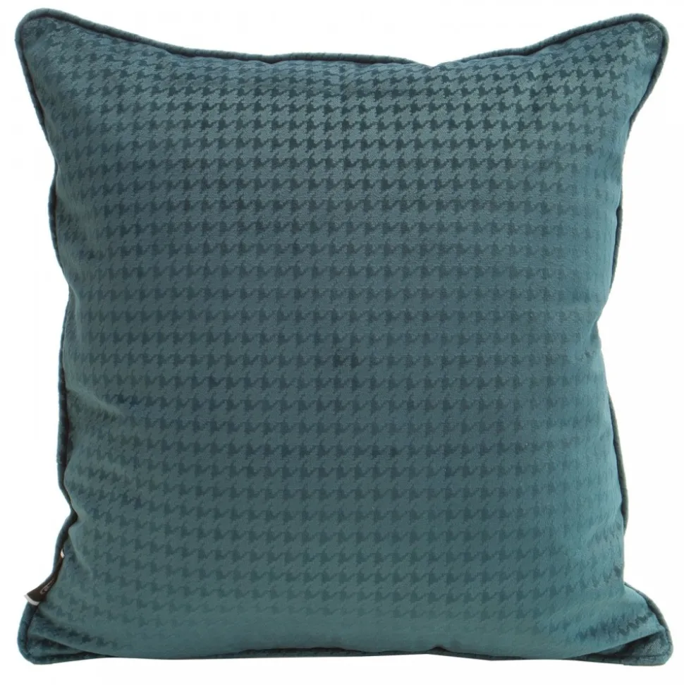 Poszewka AMELIA 40x40 cm turkusowy welwet