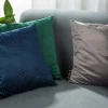 Poszewka ARIADNA 45x45 cm ciemnozielony diamenciki