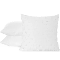 Poszewka AURELIA 45x45 czarna pompony