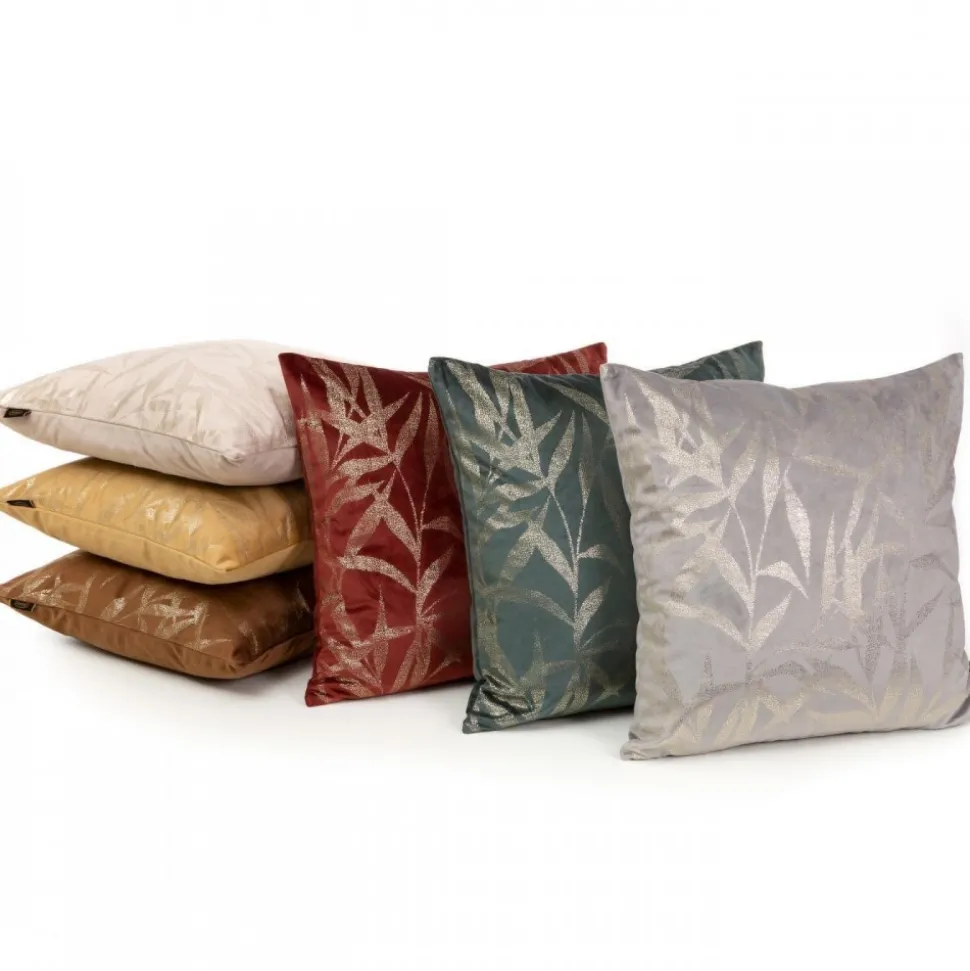 Poszewka BLINK 22 45x45 cm ceglasta welwetowa