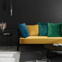 Poszewka BLINK 17 45x45 cm ceglasta welwetowa
