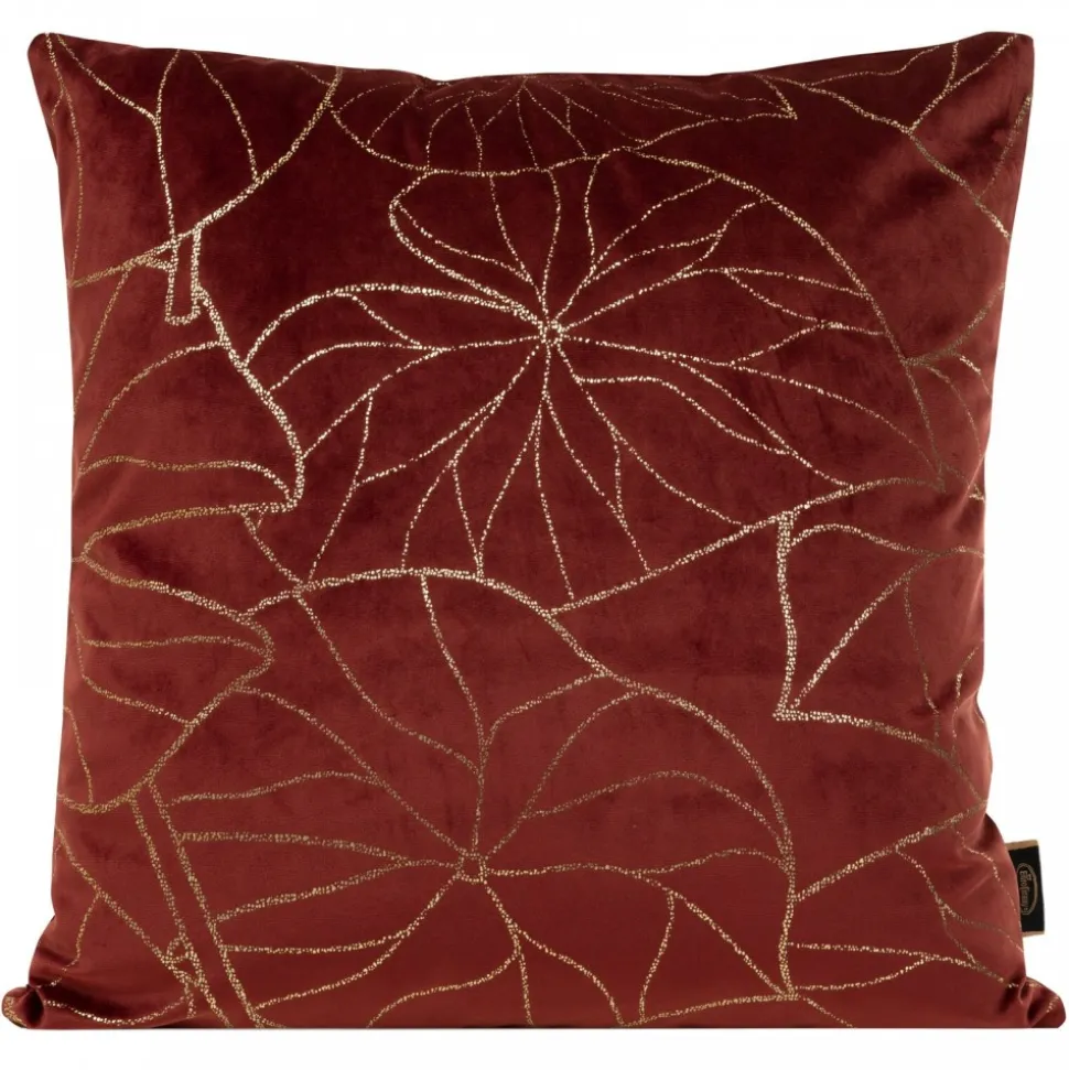 Poszewka BLINK 17 45x45 cm ceglasta welwetowa