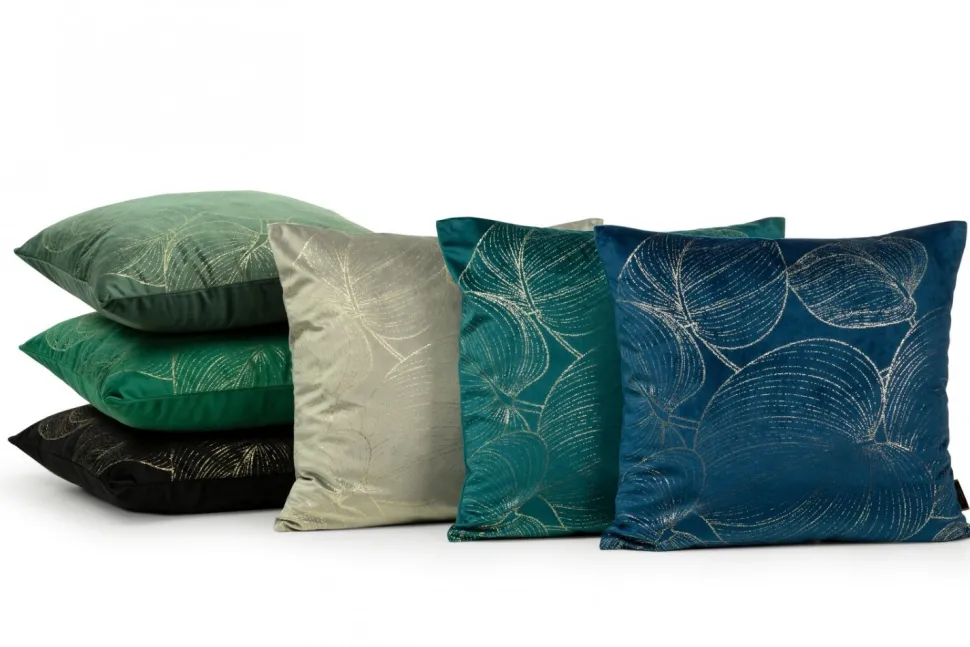 Poszewka BLINK 23 45x45 cm ceglasta welwetowa