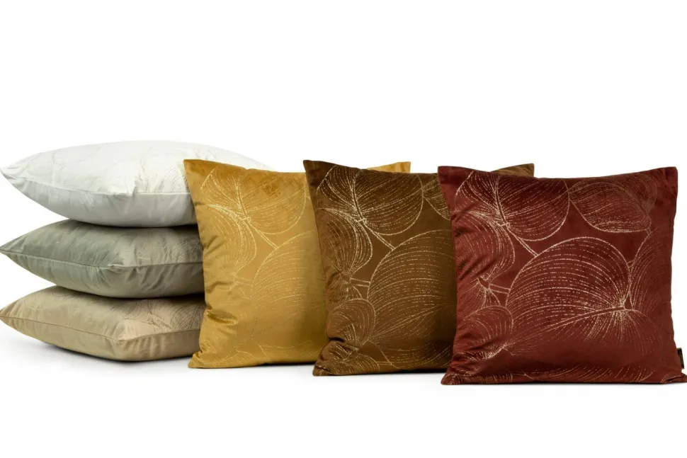 Poszewka BLINK 23 45x45 cm ceglasta welwetowa