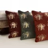 Poszewka BLINK 15 45x45 cm ceglasta welwetowa