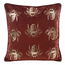 Poszewka BLINK 15 45x45 cm ceglasta welwetowa