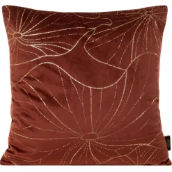 Poszewka BLINK 25 45x45 cm ceglasta welwetowa