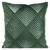 Poszewka BLINK 36 45x45 cm ciemnozielona welwet