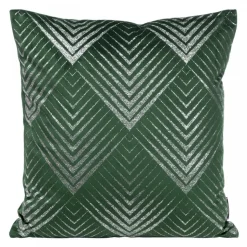 Poszewka BLINK 36 45x45 cm ciemnozielona welwet