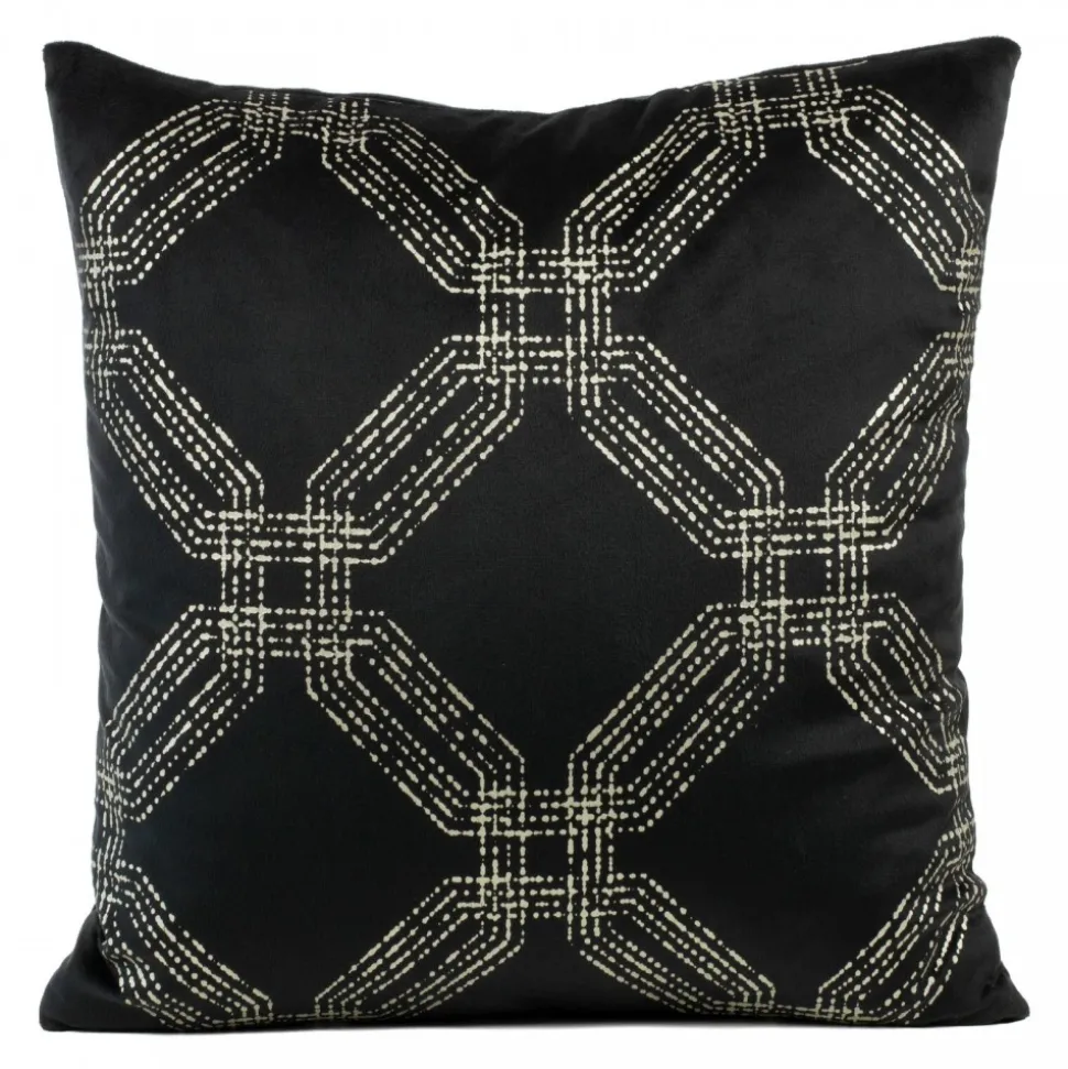 Poszewka BLINK 30 45x45 cm czarna welwet