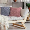 Poszewka BOHO 45 x 45 granatowa frędzle