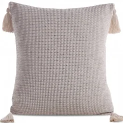Poszewka BOHO/3 45cm x 45cm krem + sreb