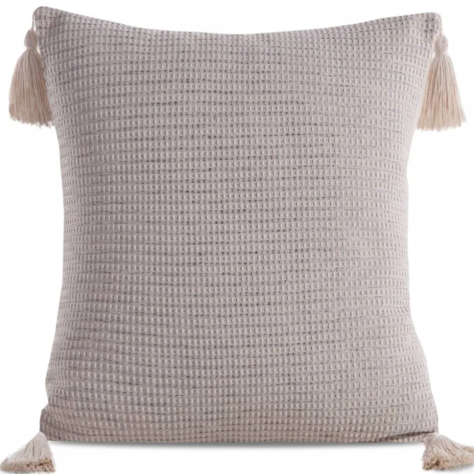 Poszewka BOHO/3 45cm x 45cm krem + sreb