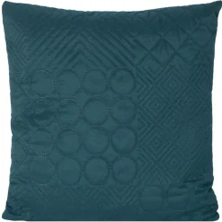 Poszewka BONI/5 40x40 turkusowa patchwork