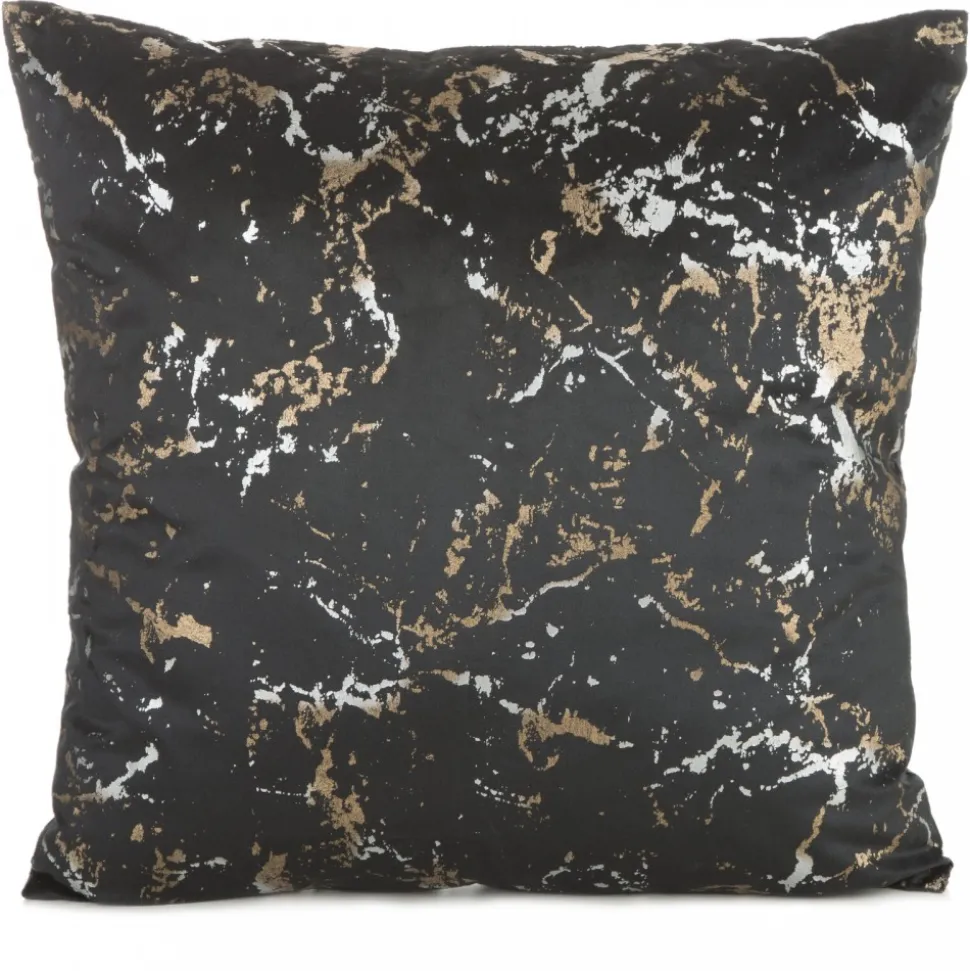 Poszewka DORI 45x45 cm czarna welwet