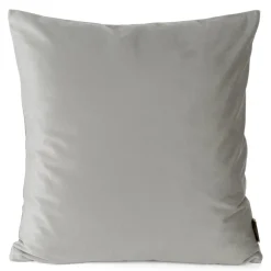 Poszewka ELORA 45x45 cm srebrna gładka