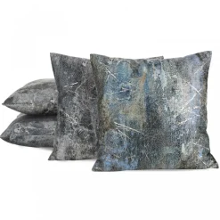 Poszewka ESTER 45x45 cm szara velvet