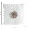 Poszewka FLORES gerbera 3D 45x45 krem beż