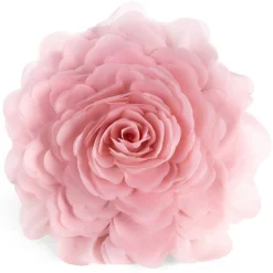 Poszewka FLORES róża 3D śr 40 cm puder