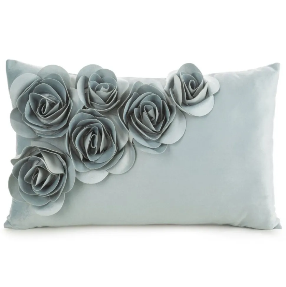 Poszewka FLORES róże 3D 30x50 mięta