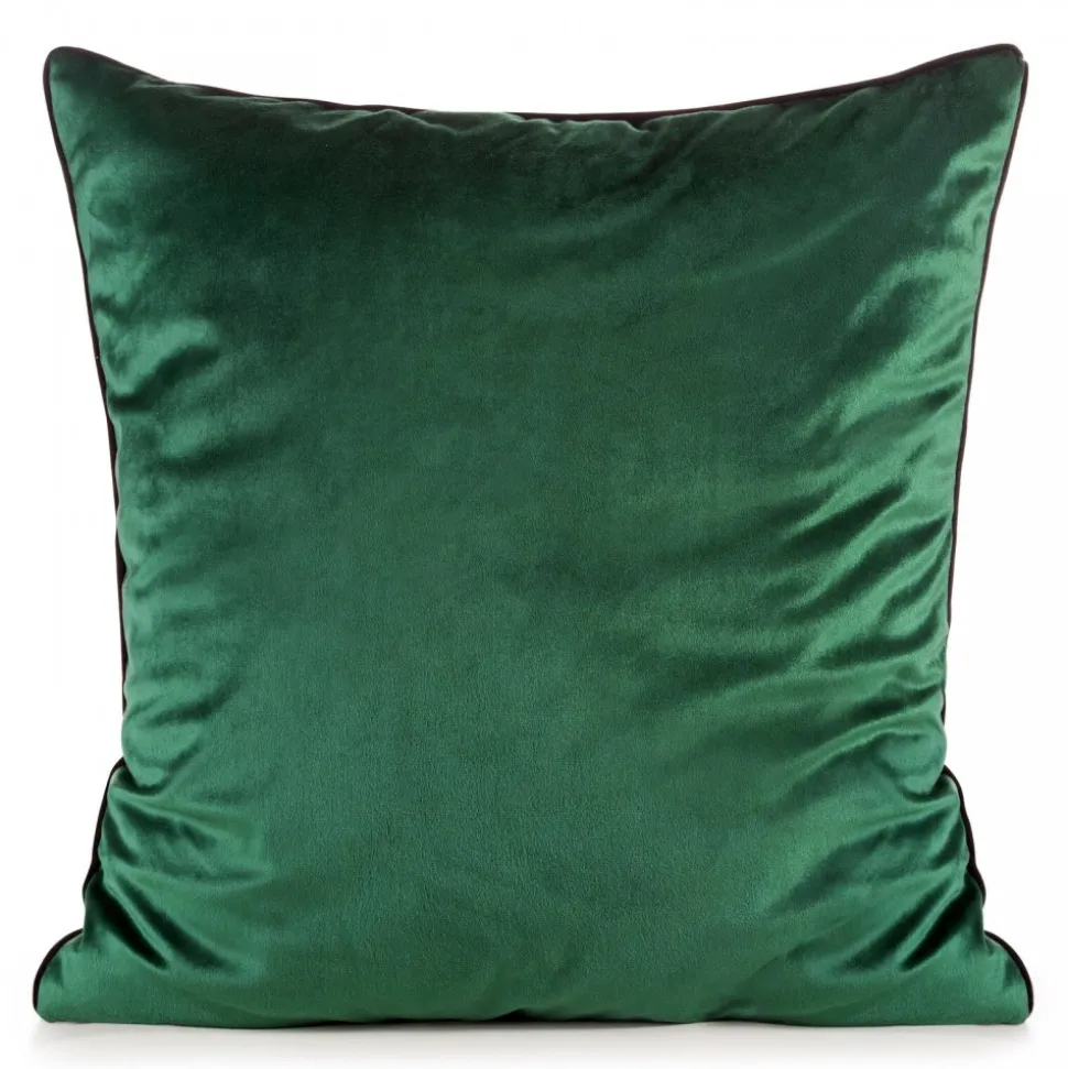 Poszewka GAJA 2 60x60 cm ciemnozielona velvet