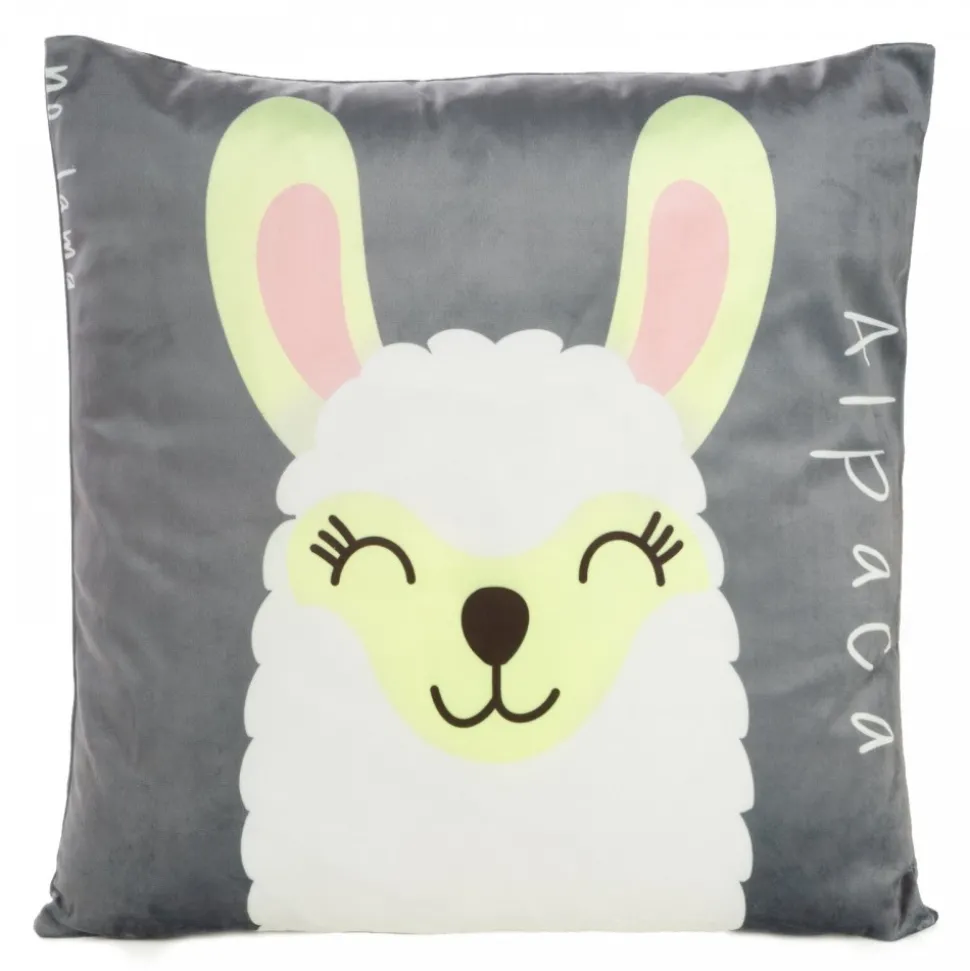 Poszewka KIDS2 45x45 cm stalowa welwet