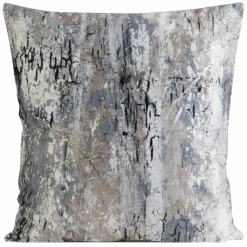 Poszewka MALIA 45x45 marmurowa stalowa