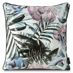 Poszewka MALIBU 45cm x45cm biało srebrna
