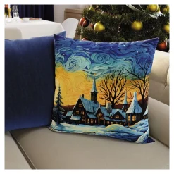 Poszewka MIASTECZKO 40x40 cm ekspresja