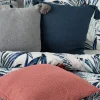 Poszewka POLY 07 czarna 45x45 chwosty