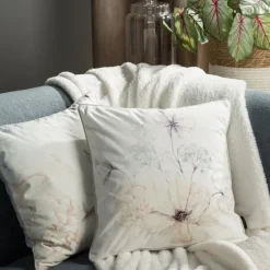 Poszewka VELVET/127 45x45 kwiaty