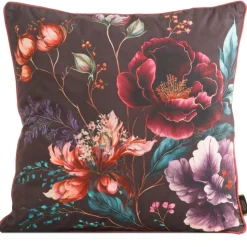 Poszewka VELVET/129 45x45 kwiaty