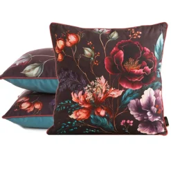 Poszewka VELVET/129 45x45 kwiaty