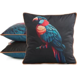Poszewka VELVET/136 45x45 papuga