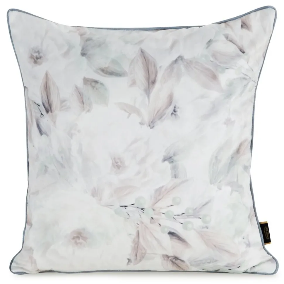 Poszewka VELVET/155 45x45 pastelowe kwiaty