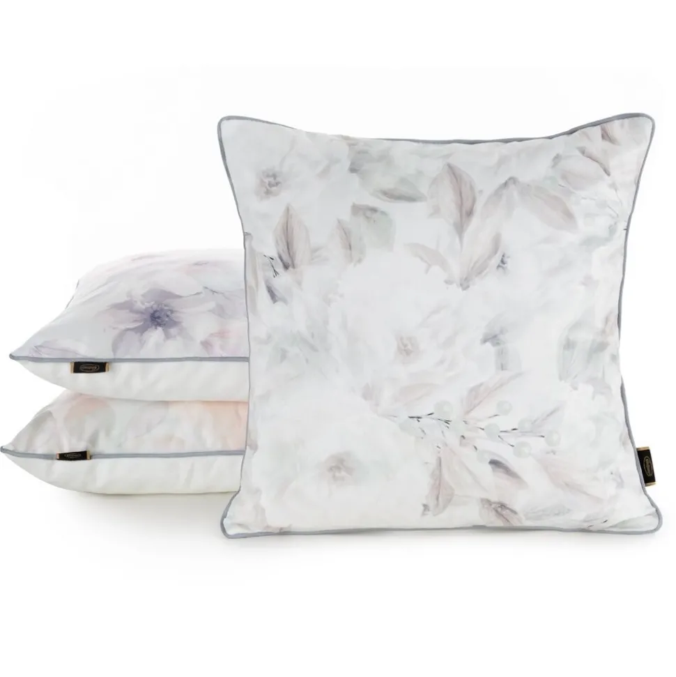 Poszewka VELVET/155 45x45 pastelowe kwiaty
