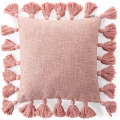 Poszewka ASTI 45x45 frędzle różowa * EUROFIRANY B.B. Choczyńscy Sp.J. Outlet