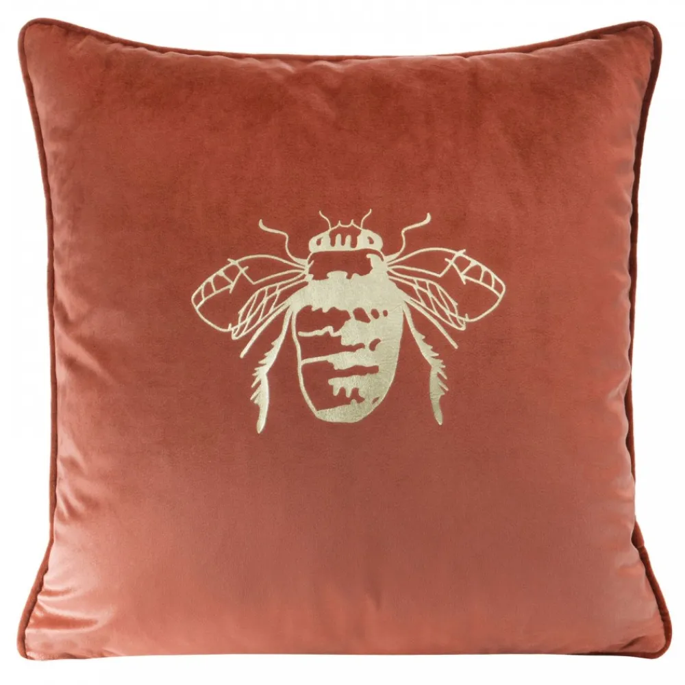 Poszewka BLINK 14 45x45 cm ceglasta welwetowa * EUROFIRANY B.B. Choczyńscy Sp.J. Hot