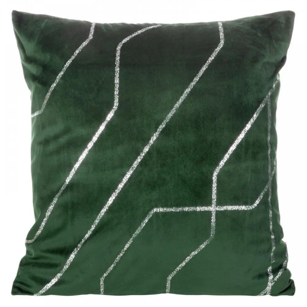 Poszewka BLINK 37 45x45 cm ciemnozielona welwet * EUROFIRANY B.B. Choczyńscy Sp.J. Best
