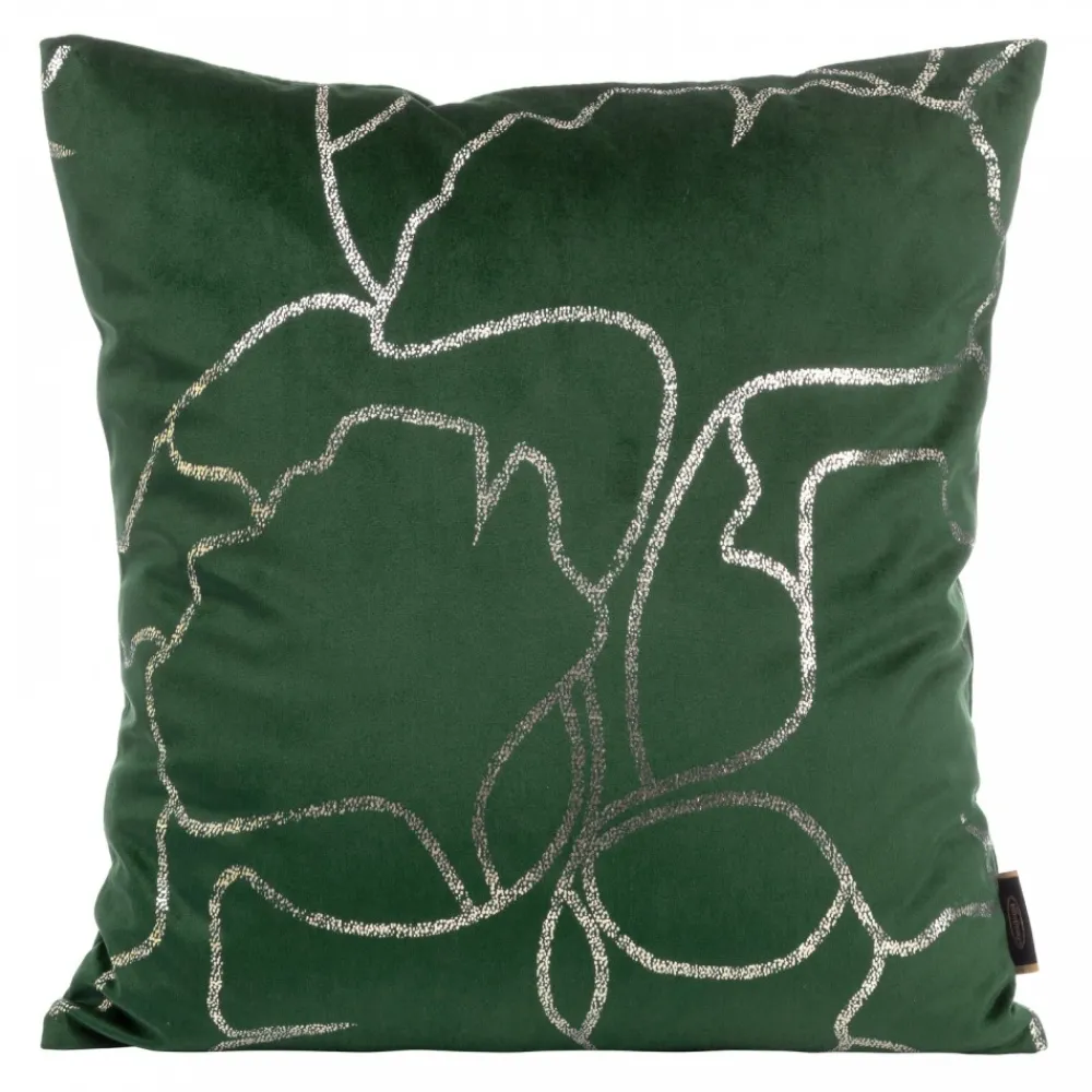 Poszewka BLINK 35 45x45 cm ciemnozielona welwet * EUROFIRANY B.B. Choczyńscy Sp.J. Hot