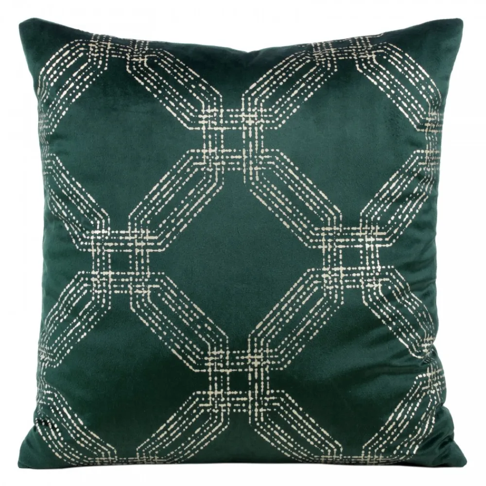 Poszewka BLINK 30 45x45 cm ciemnozielona welwet * EUROFIRANY B.B. Choczyńscy Sp.J.