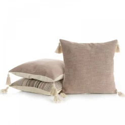 Poszewka BOHO 4 45x45 cm pudrowa chwosty * EUROFIRANY B.B. Choczyńscy Sp.J. Best