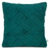 Poszewka CARO zielona 45x45 geometryczna * EUROFIRANY B.B. Choczyńscy Sp.J. Outlet