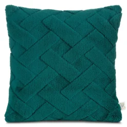 Poszewka CARO zielona 45x45 geometryczna * EUROFIRANY B.B. Choczyńscy Sp.J. Outlet