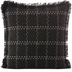 Poszewka DARA 45x45 cm kratka czarna * EUROFIRANY B.B. Choczyńscy Sp.J. Clearance