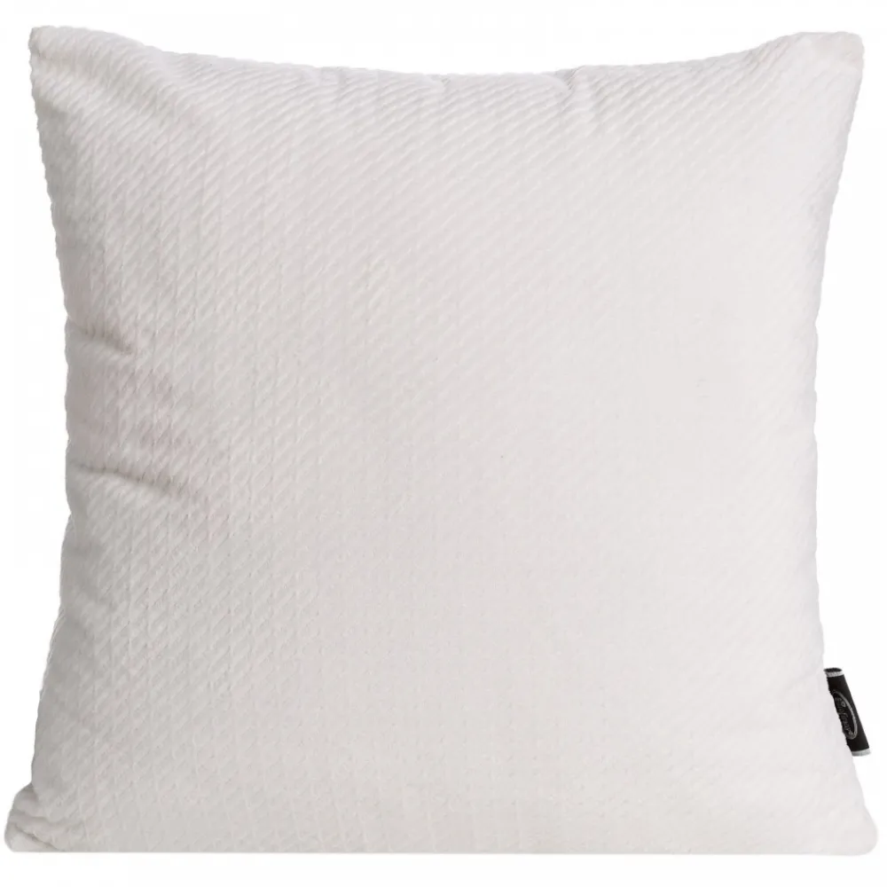 Poszewka ELIZA 40x40 cm biała velvet * EUROFIRANY B.B. Choczyńscy Sp.J. New